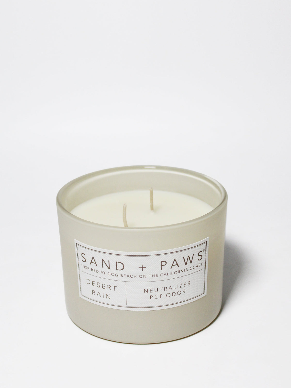 Aromatic Sand + Paws Desert Rain 12 oz scented candle