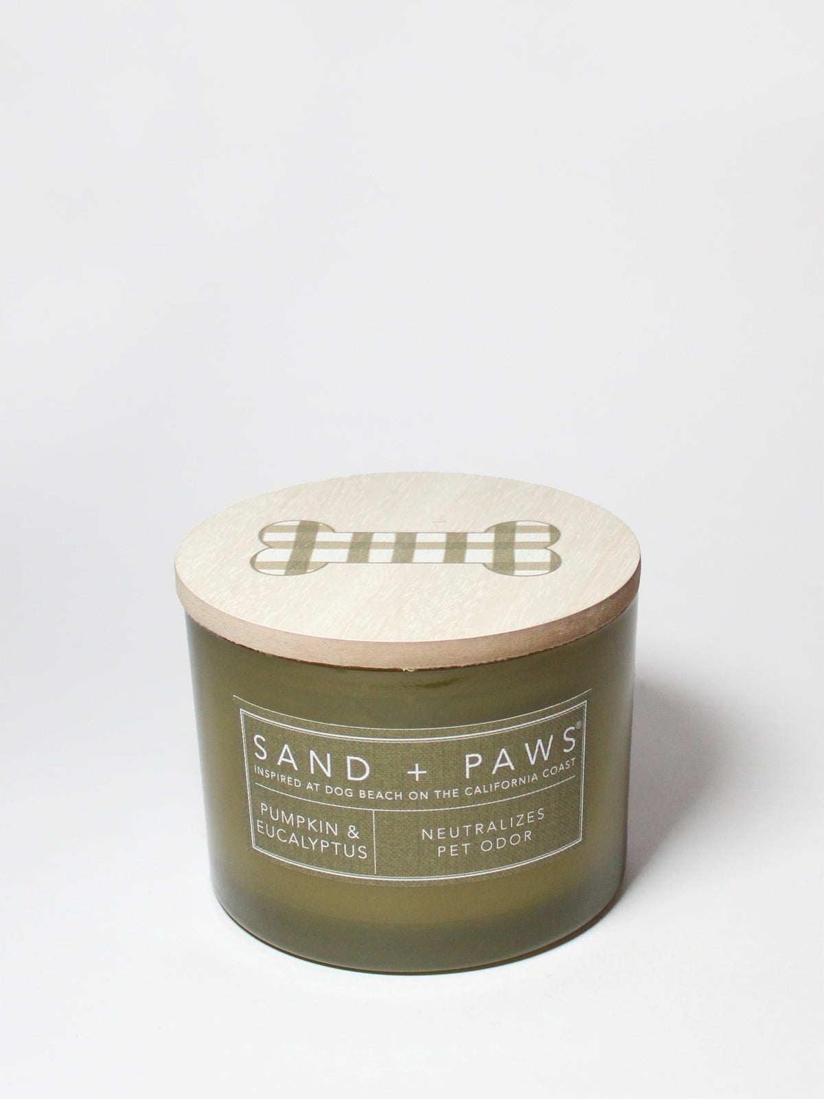 Aromatic Sand + Paws Pumpkin & Eucalyptus 12 oz scented candle