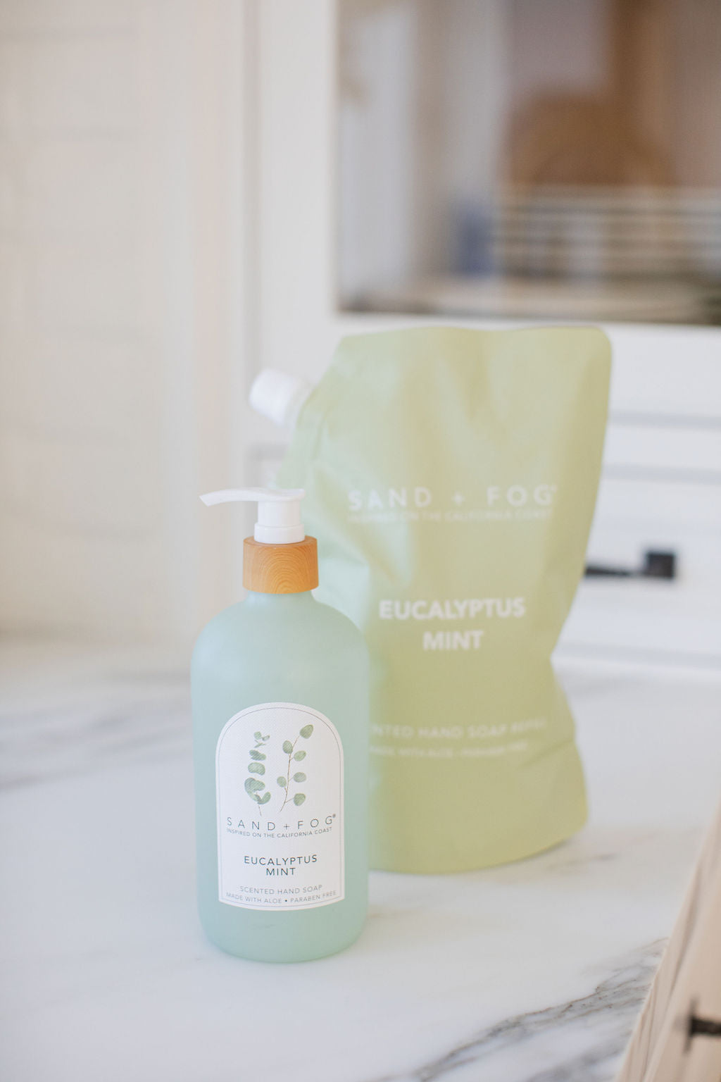 Soothing Eucalyptus Mint 34 oz Liquid Hand Soap Refill Bag