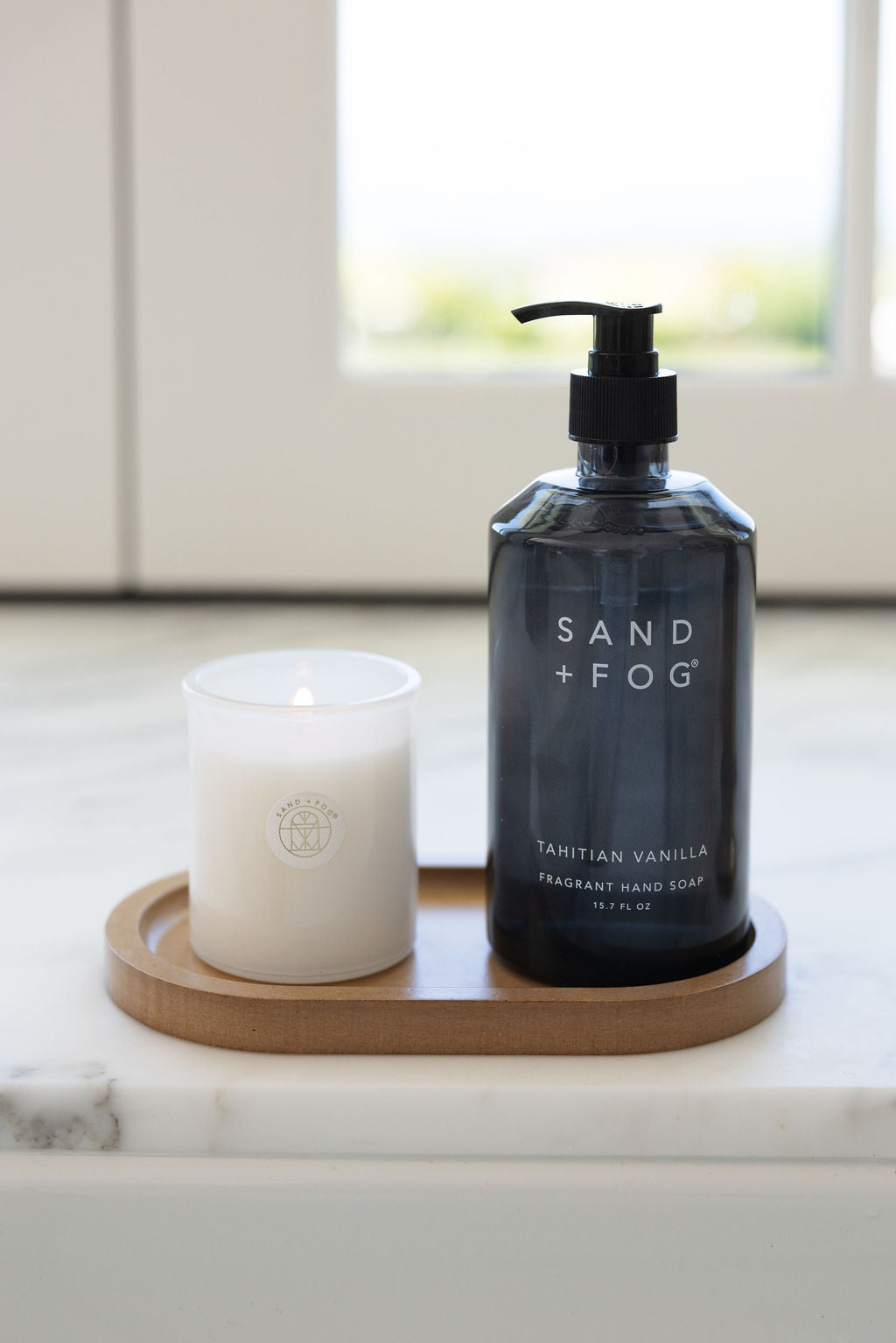 Soothing Tahitian Vanilla Hand Soap & Candle Set